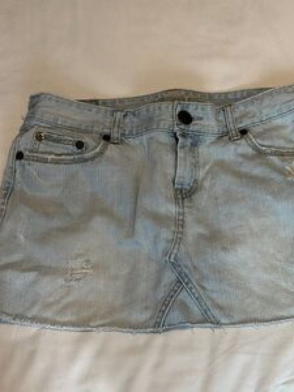 Denim Mini Skirt